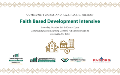 2nd Annual Faith Based Development Intensive